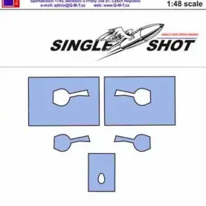 Promotion Saisonnière Quick Model Details M48033 Messerschmitt Bf.109E-3/Bf.109E-4/Bf.109E-7 wheel bay paint masks