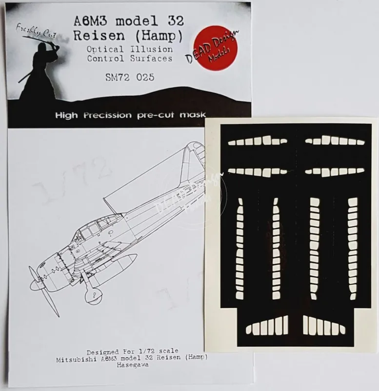 Petit Prix DEAD Design Models SM72025 A6M3 m.32 Reisen Control Surfaces
