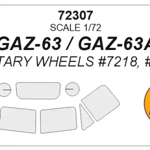 Promotion Saisonnière KV Models 72307 Gaz-63 (Military Wheels)