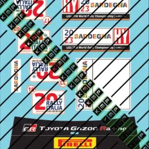 KMP Scalemodels 24073 Toyota Yaris Rally1 - 2023 Sardegna Rally (for Belkit Kits) Paiement Sécurisé