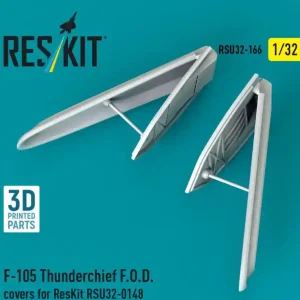 Achat Immédiat RES/KIT U32-0166 Republic F-105 Thunderchief - F.O.D. Covers (for Res/Kit U32-0148 Kit / 3D-Printed)