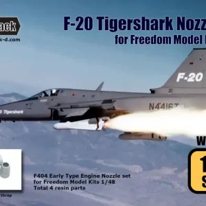 Wolfpack Design WP48205 Northrop F-20 Tigershark - F404 Engine Nozzle Set (for Freedom Model Kits) Offre Exclusive