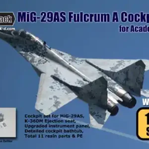 Wolfpack Design WP48110 MiG-29 AS (9.12AS) Fulcrum A - Cockpit Set (for Academy Kits) Bon Plan