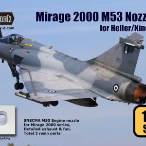Wolfpack Design WP48153 Dassault Mirage 2000 - SNECMA M53-2 Nozzle Set (for Heller / Kinetic Kits) Certifié