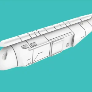 Vente Flash rise144models 094 General Dynamics F-16 - Recce pod DB-MS 110 (Stoved / 3D-Printed)