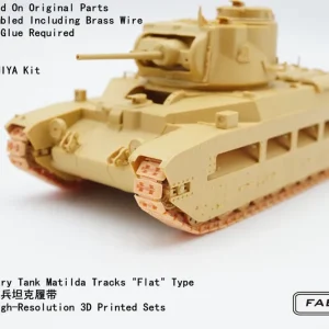 Meilleure Vente Fab Scale Fa35008 British Infantry Tank Matilda Mk.III / Mk.IV - Tracks Flat Type (3D-Printed / for Tamiya Kits)
