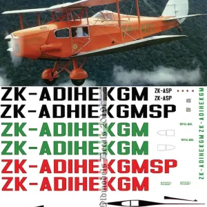 Offre Exclusive Old models Decals 0438 de Havilland DH.83 Fox Moth - Air Travel NZ Ltd