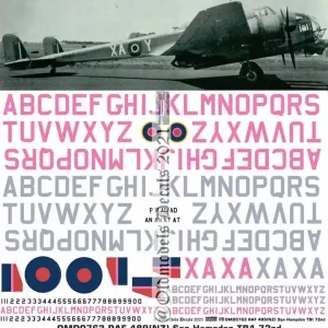 Bon Plan Old models Decals 0763 Handley Page Hampden TB1 - RAF 489 (NZ) Sqn