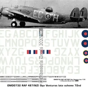 Old models Decals 0732 Lockheed Ventura - RAF 487 (NZ) Sqn Late Meilleur Prix