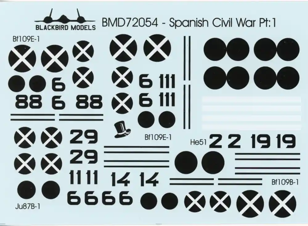 Blackbird Models D72054 Spanish Civil War Part 1 Expédition Rapide