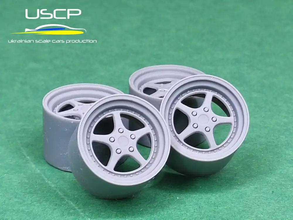 Nouvel Arrivage Ukrainian Scale Cars Production (USCP) 24P035 OZ MiTo 17" + Tires (3D Printed)