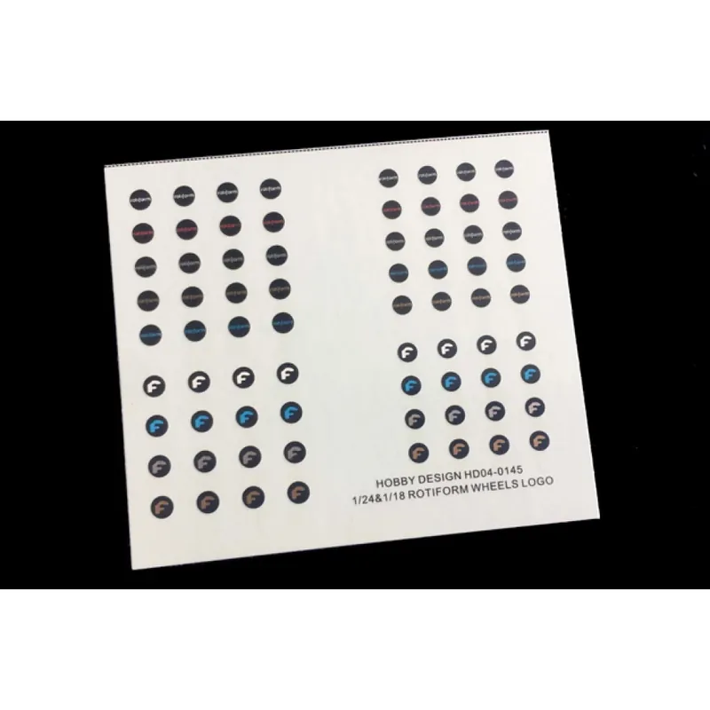 Hobby design HD04-0145 Rotiform Wheels Logo Haute Qualité