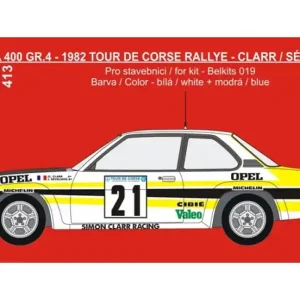 Offre Exclusive Rejimodel 413 Opel Ascona 400 - 1982 Tour De Corse Clarr / Savellinge (for Belkits 019 Kit)