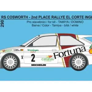 Rejimodel 290 Escort RS Cosworth - Rally El Corte Ingles 1997 - Thiry / Prevot (for Tamiya and Domino Kits) Livraison Express