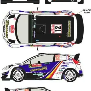 Commande En Gros Racing Decals RD24-015 Ford Fiesta WRC - Catalunia 2013 (for Belkits Kits)