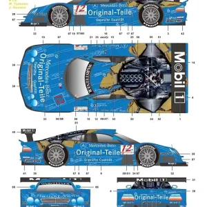 Offre Spéciale SK Decals 24139 Mercedes Benz CLK GTR - FIA GT 1998 (for Tamiya Kits)
