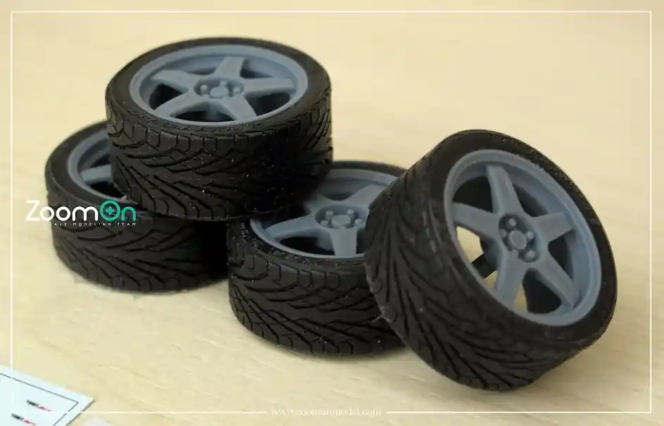 ZoomOn ZR020-16 16inch TRD T3 Sport Rim Set Produit De Marque