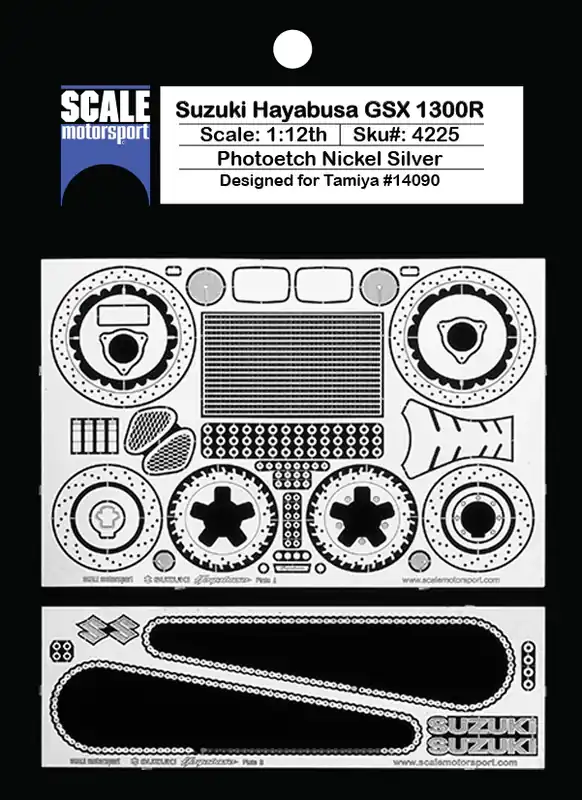 Commander Vite Scalemotorsport 4225 Suzuki Hayabusa GSX1300R - PE Detail-Up Set (for Tamiya 14090 Kit)