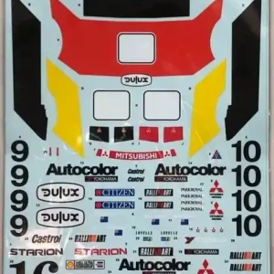 SK Decals 24099 Mitsubishi Starion Group A Team Ralliar - Decals Set (for Beemax Kits) Nouvel Arrivage
