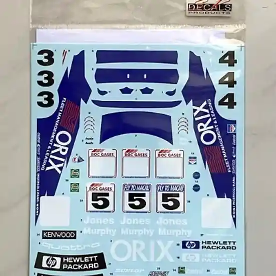 Populaire SK Decals 24155 Audi A4 Australian Super Touring Championship 1996 - Decals Set (for NuNu Kits)