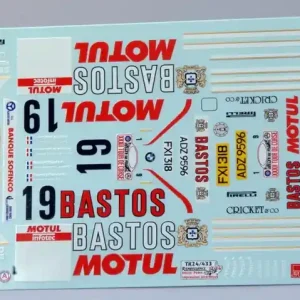Offre Spéciale Renaissance TK24-433 BMW M3 - Tour De Corse 1988 Chatriot Bastos Motul (for Beemax Kits)