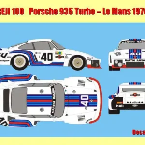 Meilleur Choix Rejimodel 100 Porsche 935 Turbo - Le Mans 1976 Stommelen Martini