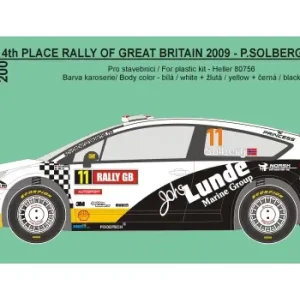 Rejimodel Citroen C4 WRC - Rally GB 2009 Solberg / Mills (for Heller Kits) Certifié