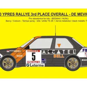 Jusqu'à Épuisement Des Stocks Rejimodel 356 BMW M3 - 1990 3rd place Rally Ypres - De Mevius / Lux (for Beemax and NuNu Kits)