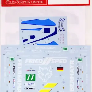 Studio 27 DC0954 Porsech 911 RSR - Le Mans 2012 No.77 Decals Set (for Fujimi Kits) Acheter En Ligne