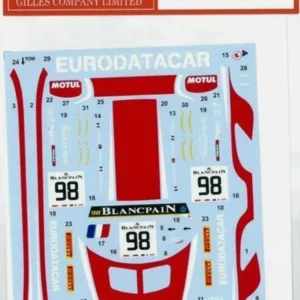 Produit De Marque Studio 27 DC1059 McLaren MP4/12C - ART Grand Prix 2014 No.98 Monza 2014 Decals Set (for Fujimi Kits)