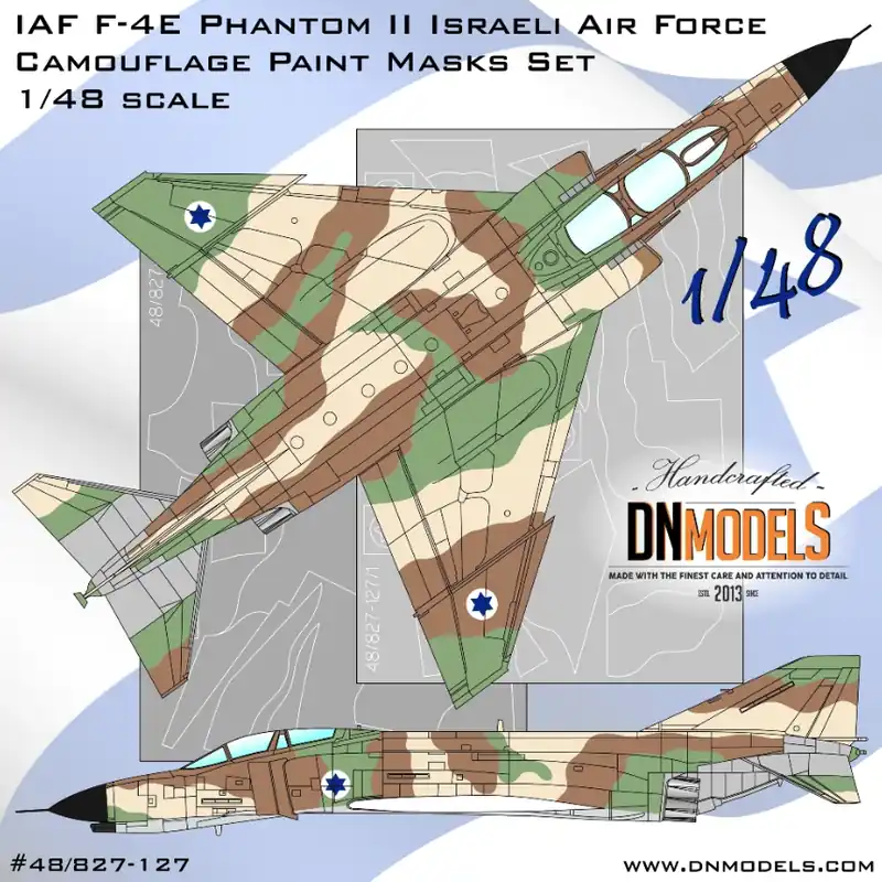DN Models 48-827-127 F-4E Phantom II IAF Israeli Air Force Camouflage Paiement Sécurisé