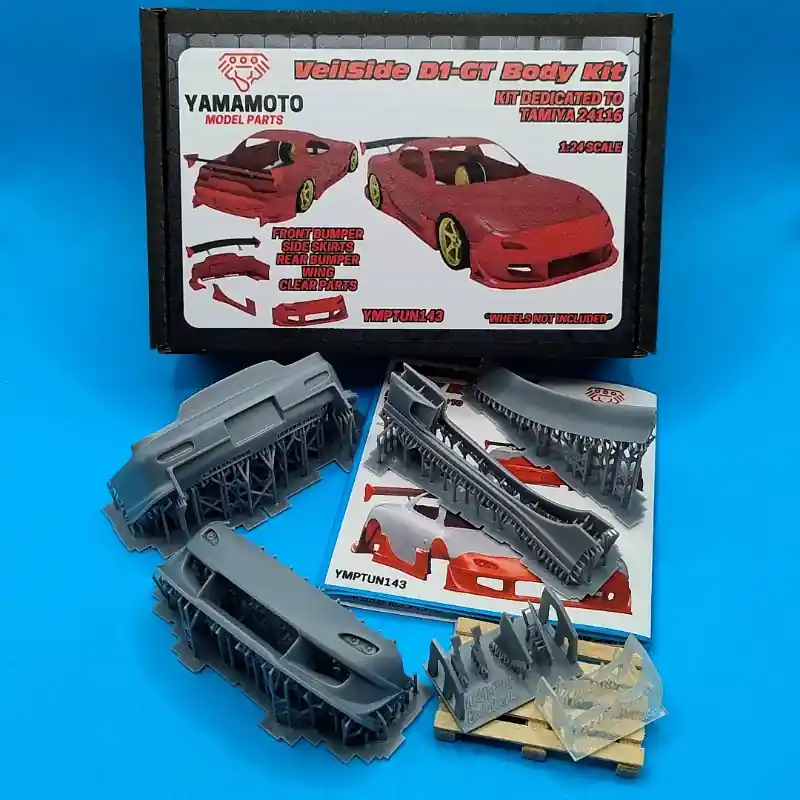 Offre Spéciale Yamamoto Model Parts TUN143 Mazda RX-7 - Veilside D1-GT Body Kit (for Tamiya 24116 Kit)