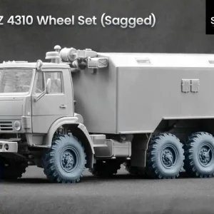Achetez Aujourd'hui ScaleX WM-35008S Kamaz 4310 Weighted Wheel Set (For ICM)