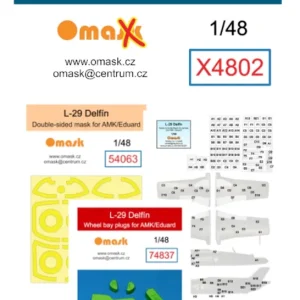 Vente Directe Omask X4802 L-29 Delfín O-Max Set (For AMK/Eduard)