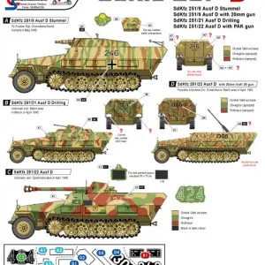 Dernière Chance Star-Decals 35-914 Eastern front 1945 SdKfz 251 Ausf D