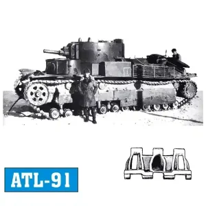 FriulModel 091 Tracks for T-28 Populaire