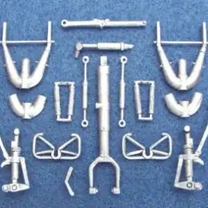 Scale Aircraft Conversions 48123 Heinkel He-219 Uhu - Landing Gear (designed to be used with Tamiya kits) Meilleur Choix