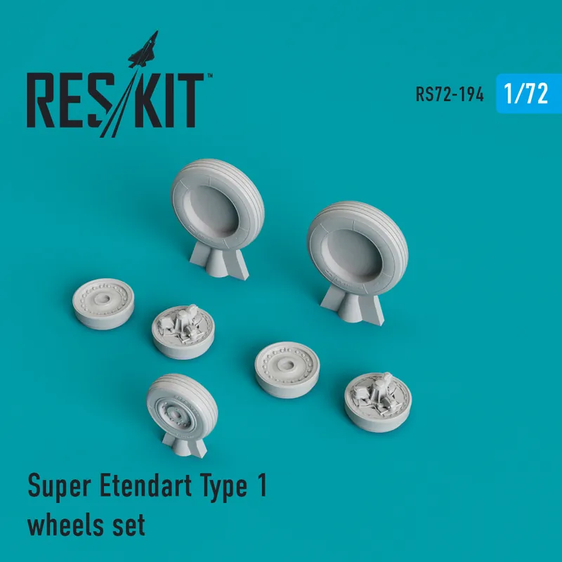 Quantité Limitée DISCONTINUED RES/KIT 72-0194 Super Etendard wheels set