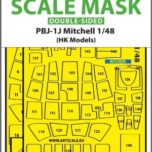 Art Scale Kit M48303 PBJ-1J Mitchell Double-Sided Express Fit Mask For HK Models Prix Cassé