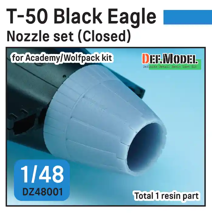 Marque DEF Model DZ48001 T-50 Black Eagle Nozzle set - Closed