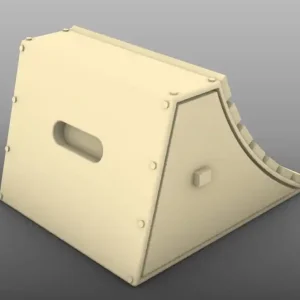 Réduction Aims 48P056 Royal Navy WWII / Post War Aircraft Carrier Wheel Chocks (3D-printed)