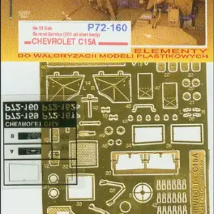 Part P72-160 Chevrolet C.15A No.13 Cab General Service ( 2C1 all steel body) IBG 72014 Certifié