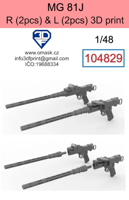 3DF 104829 MG 81J L (2pcs) R (2pcs) Marque