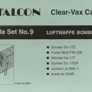Falcon Model V0972 Luftwaffe WWII Bombers Solde