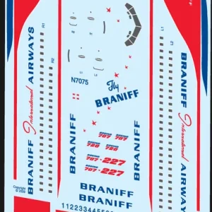 Flying Colors 44003 Boeing 707-227 - Braniff (N7075 etc) Super Prix