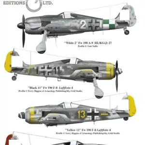 Eagle Editions D166-48 Fw 190 Fs and A-9 Commande En Gros