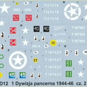 Toro Model 48D12 1 Dywizja Pancerna 1944-46 część 2 Produit De Marque