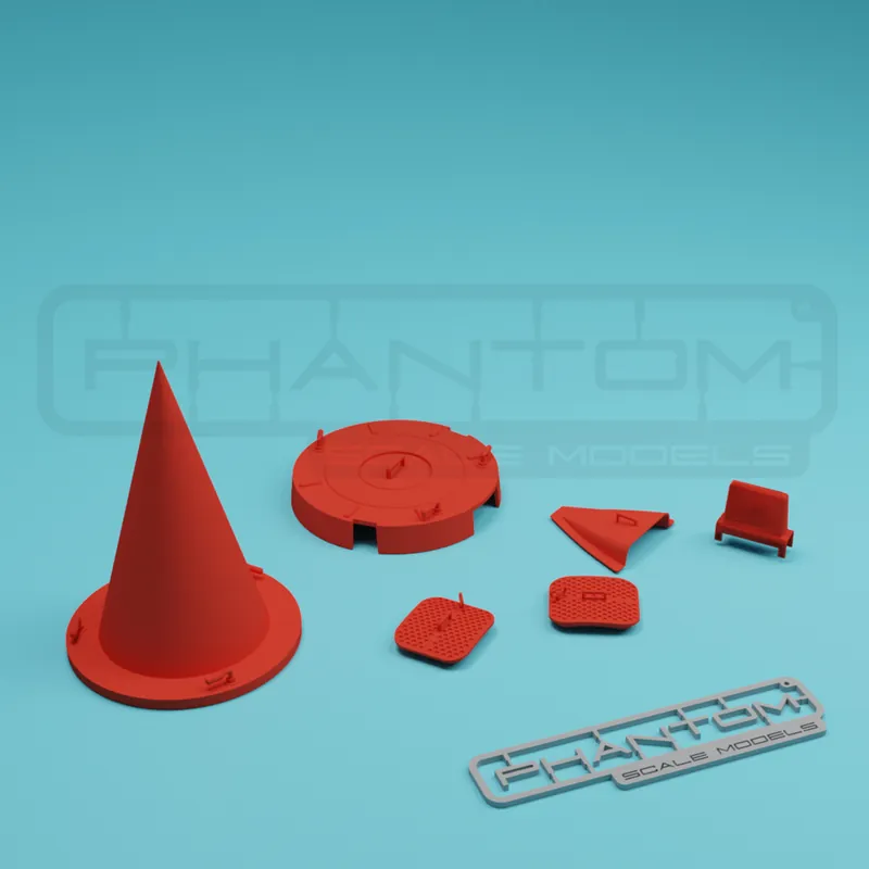 Prix Choc Phantom Scale Models 2023-16-L48 MiG 21 PFM - FOD Covers (For Eduard)