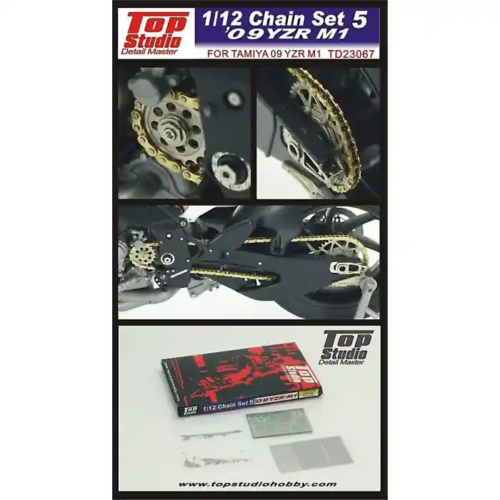 Expédition Rapide Top Studio TD23067 Yamaha YZR M1 2009 - Chain Set (for Tamiya Kits)