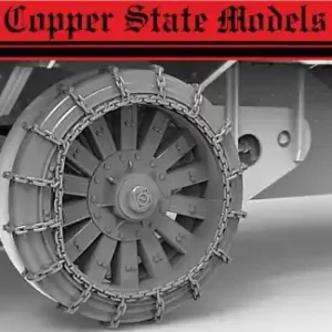 Marque Copper State Models A35-040 Garford-Putilov Chained Rear Wheels
